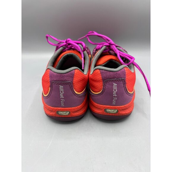 Merrell Shoes Womens 10.5 Allout Fuse Purple Orange Running Trail Athletic - Picture 3 of 8